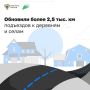 По нацпроекту «Инфраструктура для жизни» в России обновляют дороги к малым населенным пунктам