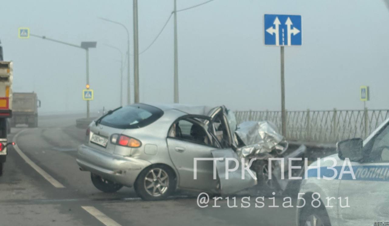 Серьезное ДТП произошло сегодня утром в Пензе