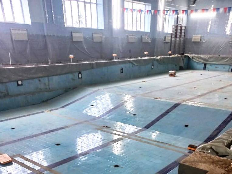 Олег Денисов: Последние новости о ремонте 25-метрового бассейна в спортивной школе олимпийского резерва «Горизонт»