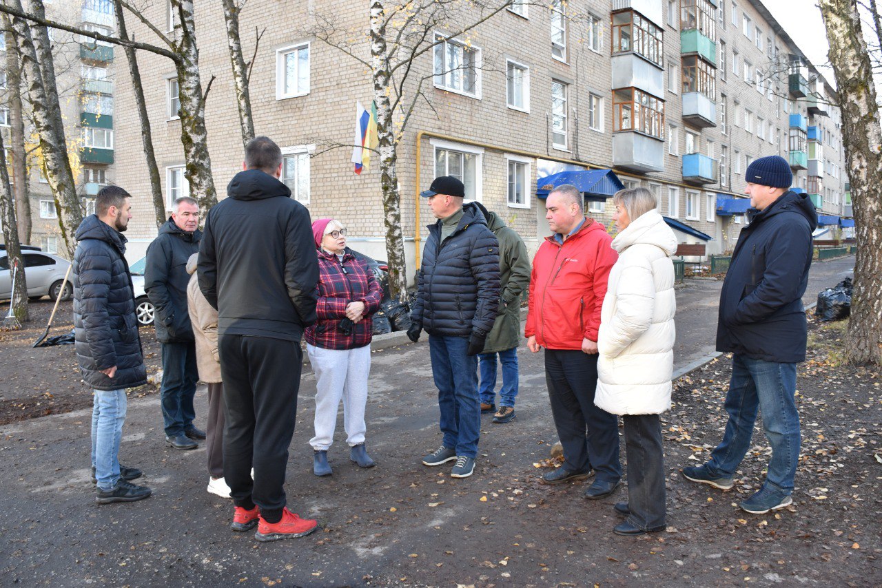 Олег Денисов: Подвожу итоги утреннего обхода территорий Первомайского района