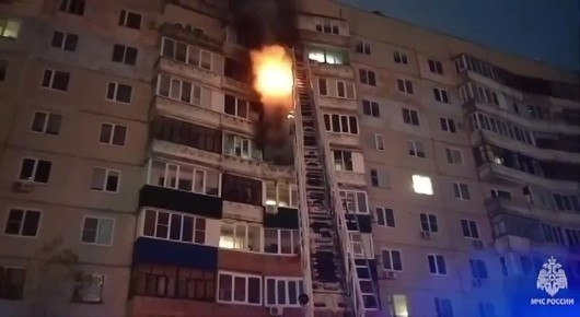 Пожар на улице Антонова в Пензе локализован