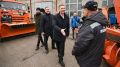 Глава города Олег Денисов проверил, как подготовлена к зиме коммунальная техника