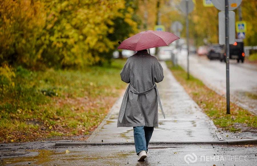 В Пензе 12 ноября ожидается до +9 градусов и сильный дождь