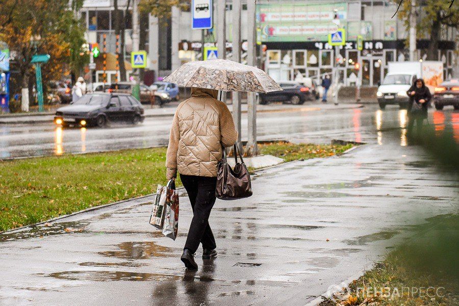 В Пензе 13 ноября ожидается до +10 градусов и дождь