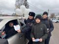 Сотрудники Госавтоинспекции Тамалинского района в День памяти жертв ДТП совместного с членами отряда ЮИД проведели акцю «Белый голубь»