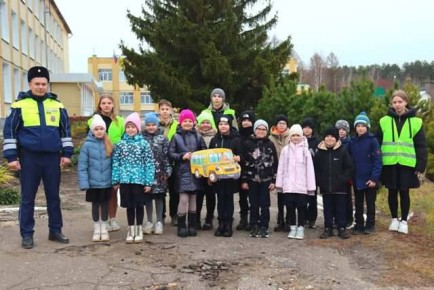 Сотрудники Госавтоинспекции Камешкирского района провели профилактическое мероприятие «Шагающий автобус»