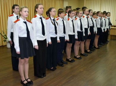 Посвящение в кадеты учащихся общеобразовательной школы №36 города Пензы