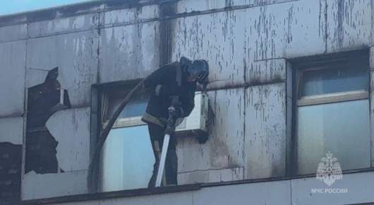 Сотрудники МЧС России ликвидировали пожар в городе Пензе