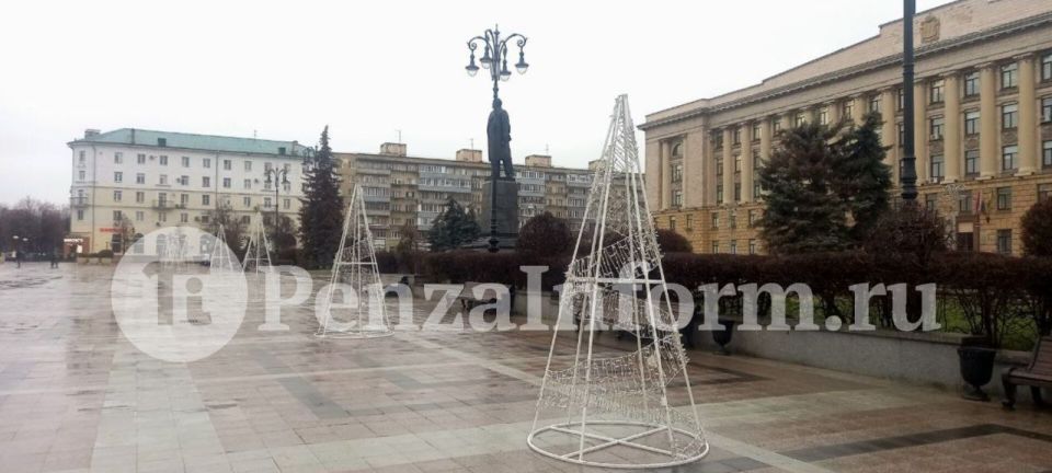 Пенза начала готовиться к Новому году