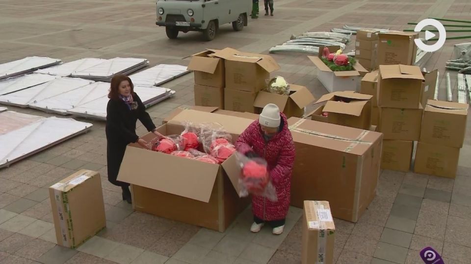 В Пензе приступили к установке главной городской елки