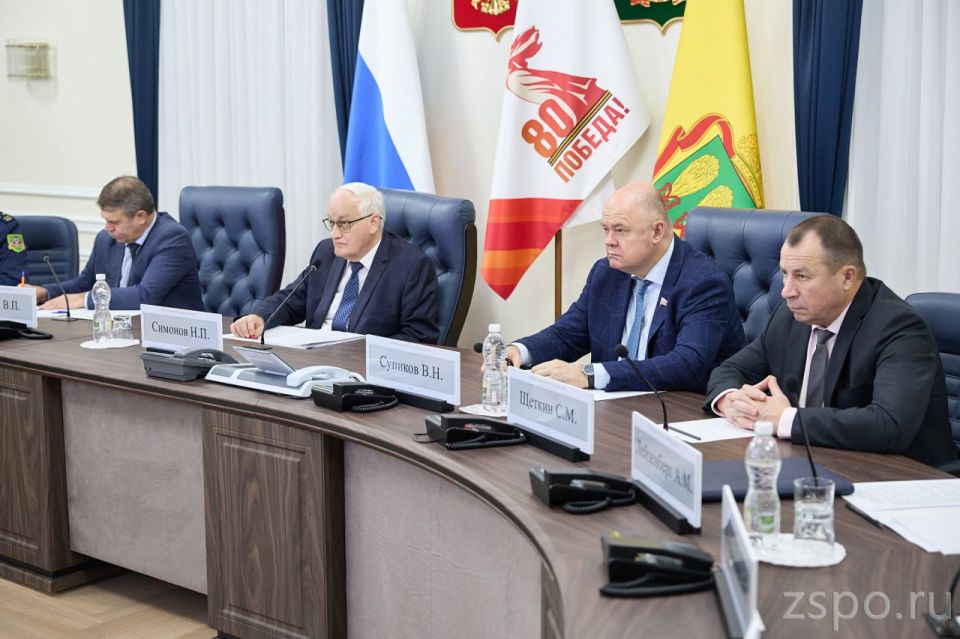 Ликвидацию последствий атаки БПЛА и работу отряда содействия полиции «Тигр» рассмотрели в правительстве области