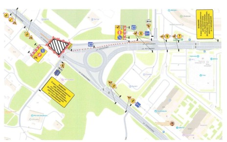 В Пензе временно перекроют дорогу на улице Измайлова в районе ее пересечения с Антонова, сообщили в УЖКХ