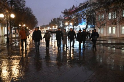 Олег Денисов: Вернулся с вечернего объезда улиц