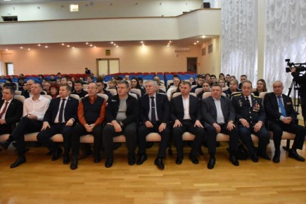 Сотрудники следственного управления поздравили участников отряда содействия полиции «Тигр» с третьей годовщиной работы