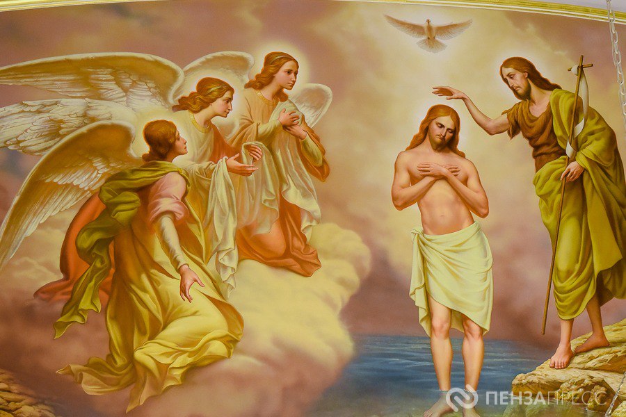 На минувших выходных губернатор Пензенской области Олег Мельниченко и митрополит Пензенский и Нижнеломовский оценили ход работ по росписи Спасского кафедрального собора На минувших выходных губернатор Пензенской области Олег Мельниченко и митрополит Пензенский и Нижнеломовский оценили ход работ по росписи Спасского кафедрального собора