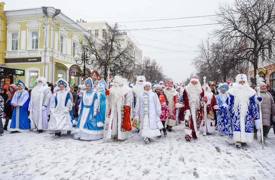 Определилась новая дата проведения шествия Дедов Морозов в Пензе