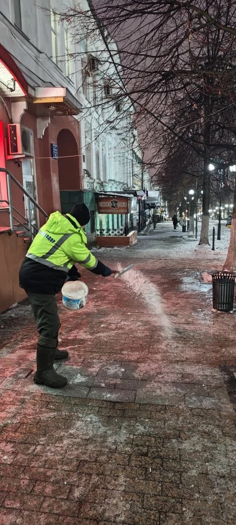 Олег Денисов: Поручил всем ответственным службам обратить особое внимание на обработку пешеходных зон Олег Денисов: Поручил всем ответственным службам обратить особое внимание на обработку пешеходных зон