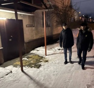 Олег Денисов: Сегодня с утренним обходом в поселке Монтажный