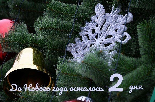 До Нового года осталось 2 дня!