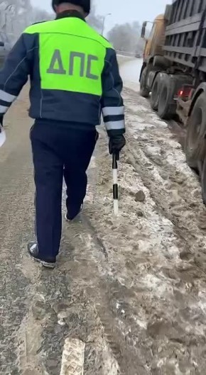 В преддверии Нового года сотрудники Госавтоинспекции Пачелмского района провели акцию «Полицейский Дед Мороз»