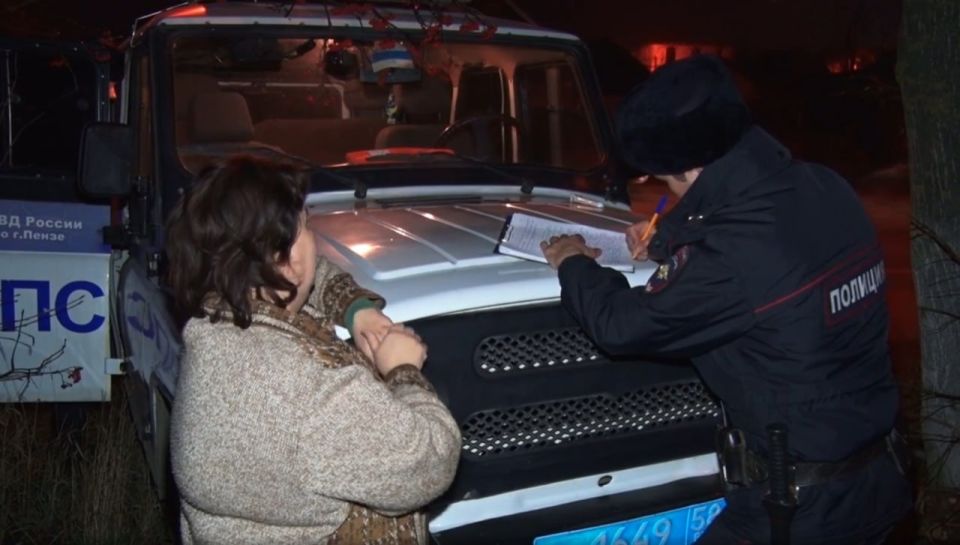 В Земетчинском районе полицейские задержали женщину, которая напала на приятельницу из-за грубых слов в её сторону