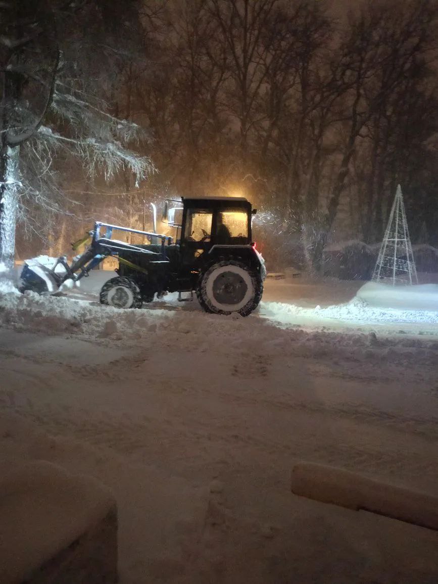 Рабочий день в Детском парке и парке Белинского начался затемно Рабочий день в Детском парке и парке Белинского начался затемно