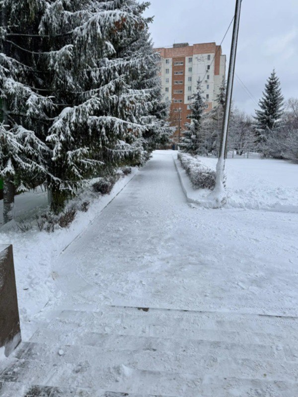 На территориях образовательных учреждений Пензы организованы снегоуборочные работы