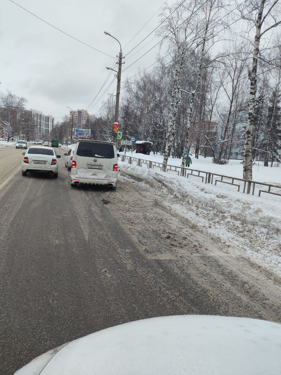Пензенцы гадают: когда планируют отремонтировать дорогу на улице Мира, недалеко от светофора и остановки «НИИ Контрольприбор»?