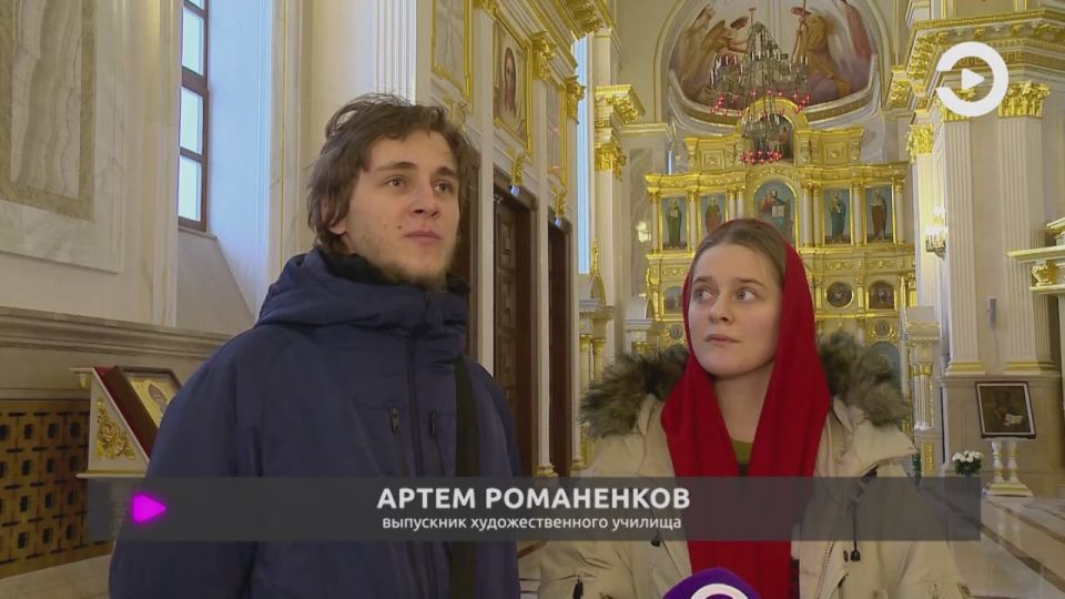 В Пензе завершили роспись основного объема Спасского кафедрального собора