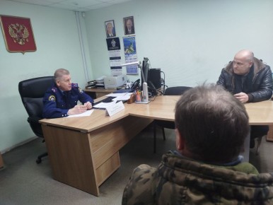 Руководитель следственного управления провел личный прием граждан