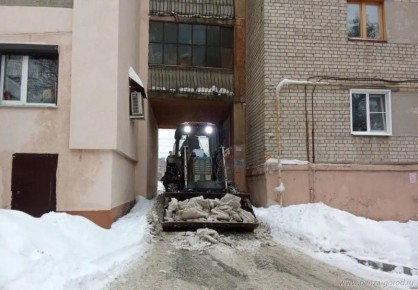 Улицы Ленинского района благоустраивают