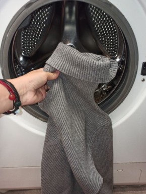 Как спасти севший свитер и зачем здесь фасоль