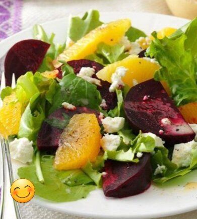 Салат с свеклой и апельсинами: яркое настроение осени