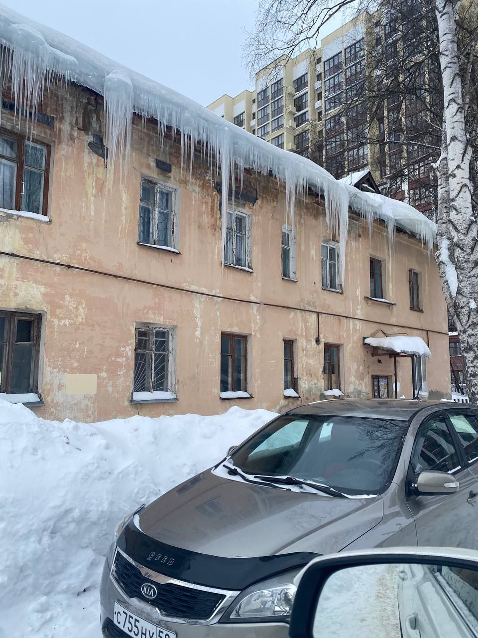 На фото - улица 9 Января, дом № 6 На фото - улица 9 Января, дом № 6