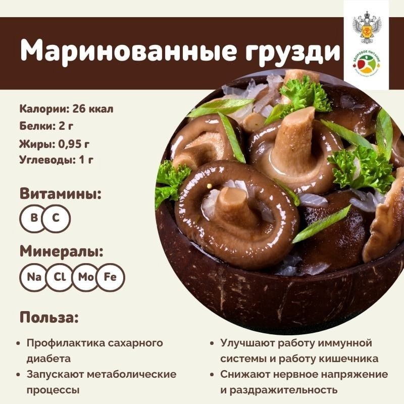 Маринованные грузди: польза и секреты выбора