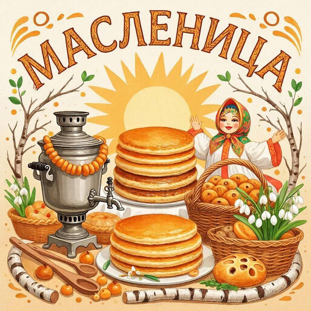 С Масленицей!. Начинается масленичная неделя: с 16 по 22 февраля