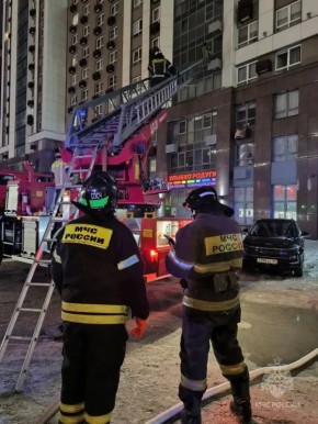 В Пензе на улице Бородина произошел пожар