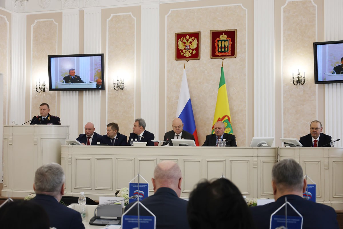 Начальник регионального УМВД выступил с отчетом перед Законодательным собранием Пензенской области Начальник регионального УМВД выступил с отчетом перед Законодательным собранием Пензенской области
