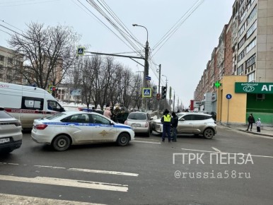 Крупное ДТП произошло на улице Пушкина в Пензе