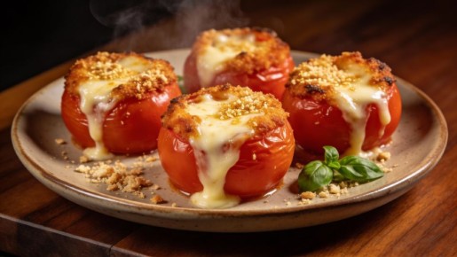 Приготовьте идеальные помидоры с сыром в аэрогриле