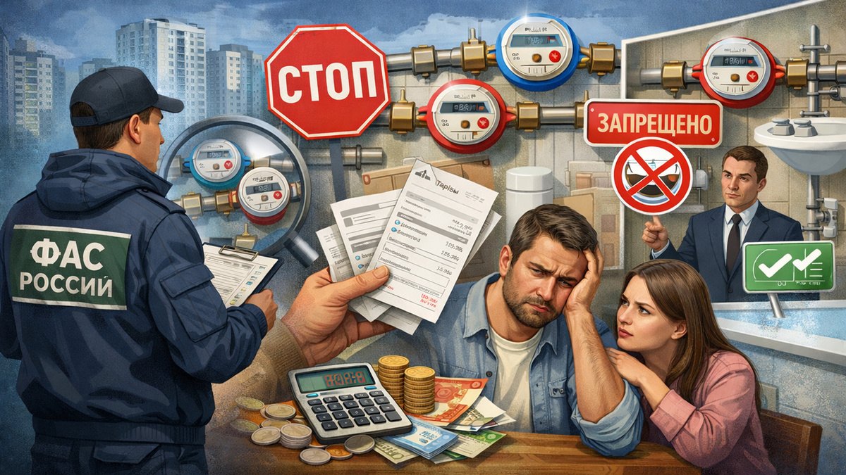 ФАС взялась за навязывание водосчетчиков: чем это грозит жителям