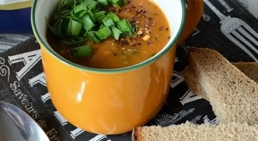 Постный суп-гуляш с белой фасолью: идеальная находка для вегетарианцев