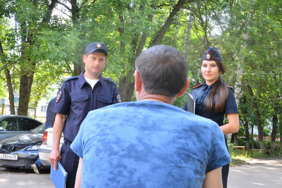 В Городищенском районе полицейские задержали угонщика автомобиля