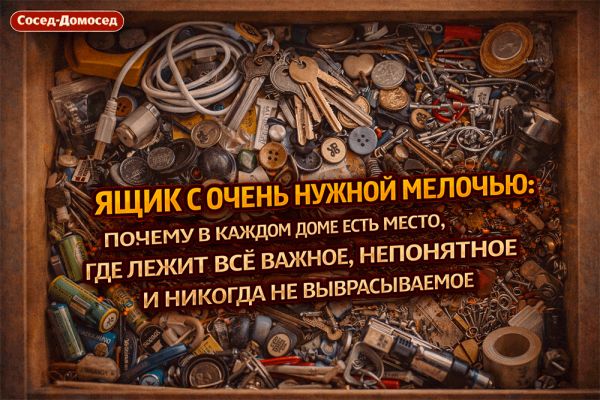 Ящик с нужной мелочью: почему он есть в каждом доме