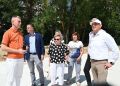 Глава города Олег Денисов проверил ход работ строительства ФОКа на Шуисте и бассейна в Заре