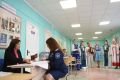 Активисты регионального отделения Ассамблеи народов России посетили избирательный участок в школе №46 Пензы, где расположен Губернский казачий генерала Слепцова кадетский корпус войск национальной гвардии РФ