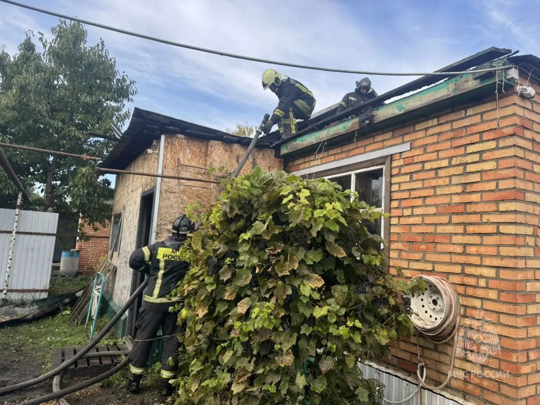 В селе Грабово произошёл пожар В селе Грабово произошёл пожар