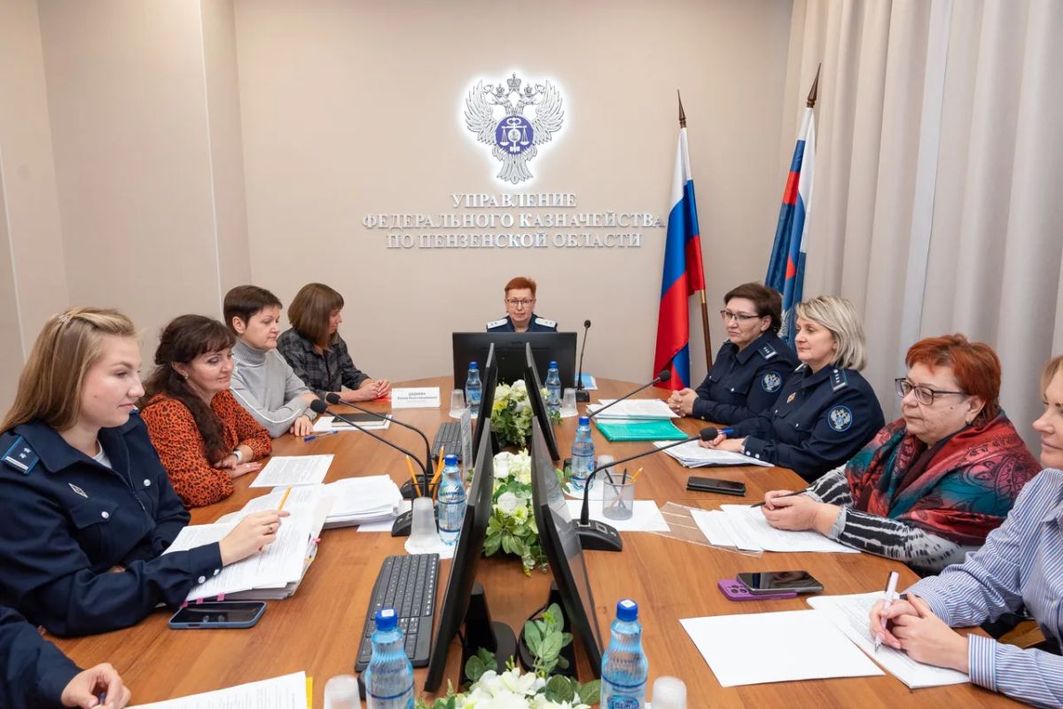 Заместитель руководителя УФК по Пензенской области Елена Дадаева провела заседание Контрольной комиссии Управления