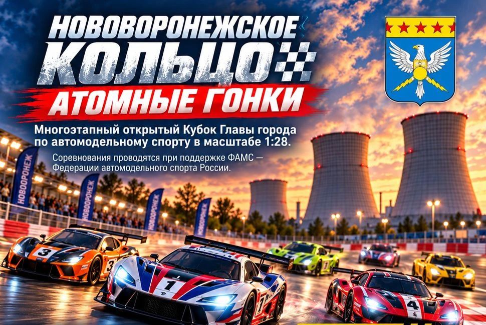 С октября 2026 г. по май 2027 г. в Нововоронеже пройдут Многоэтапные открытые соревнования по автомодельному спорту среди учащихся