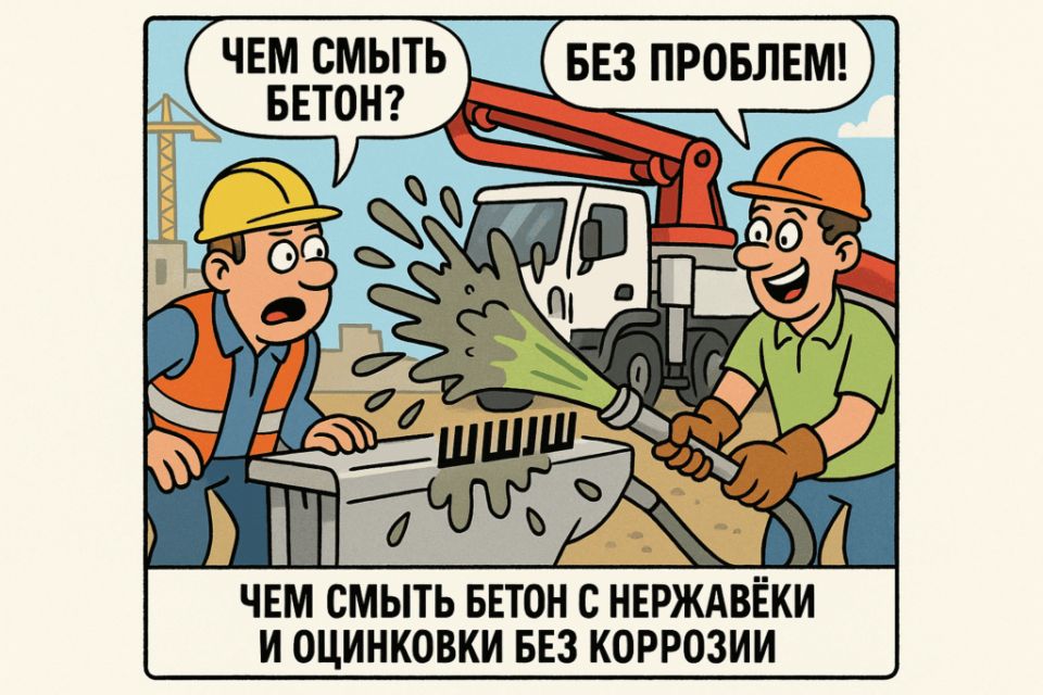 Эффективные способы очистки бетона с нержавеющей стали и оцинковки без коррозии